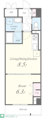 JPT RESIDENSEの物件間取画像